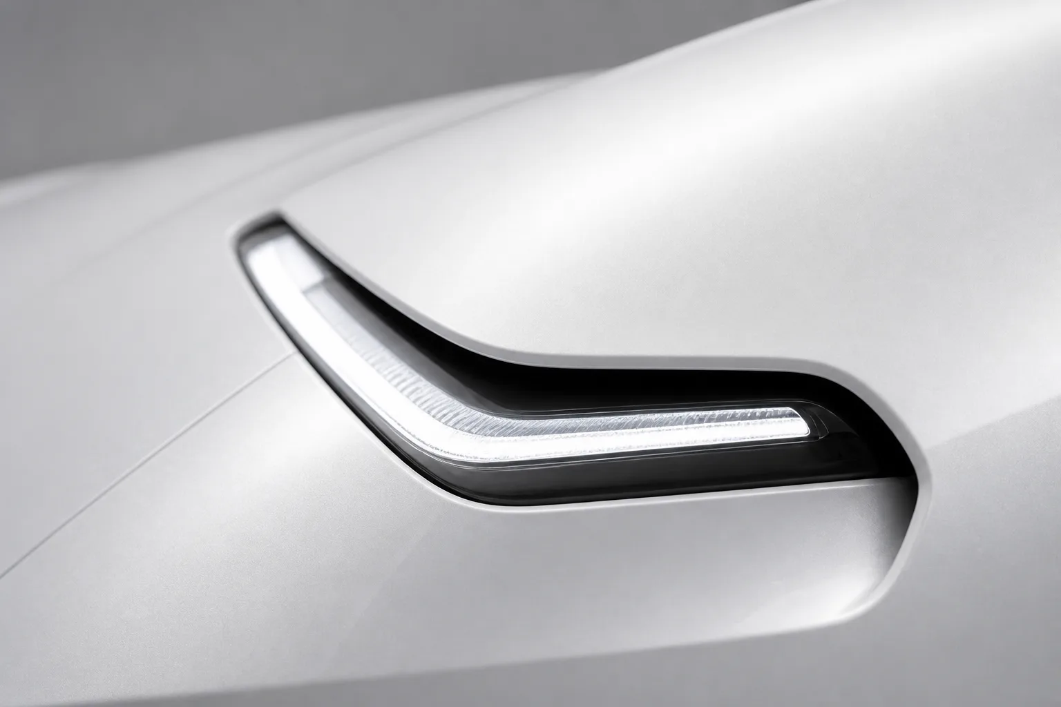 Close-up of the Apex Roadster front light signature
