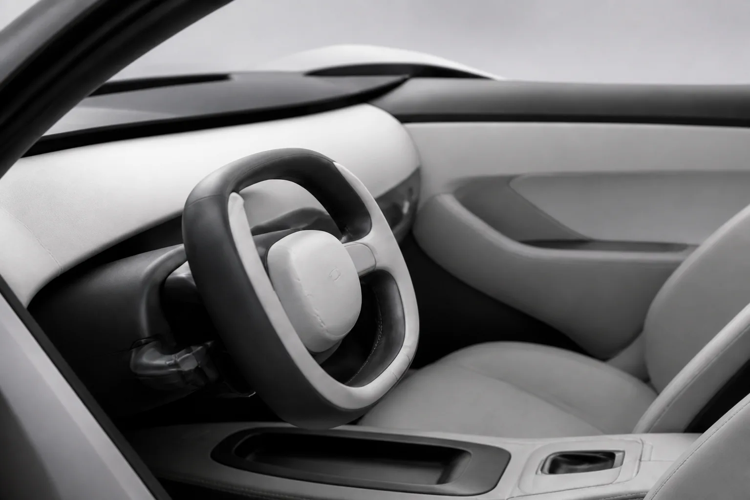 Apex Roadster steering interface and material detail